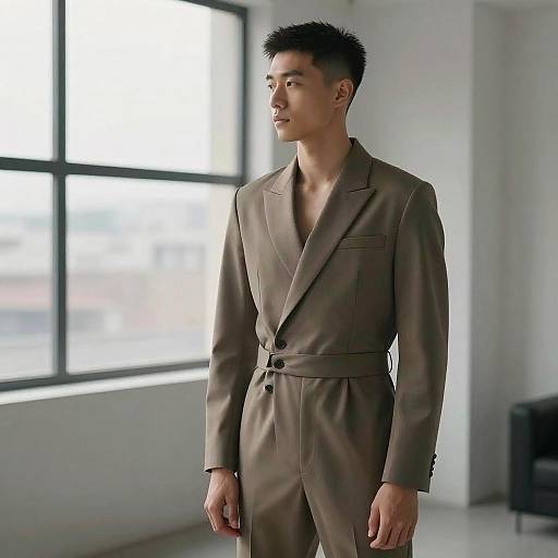 Modern Box Fade in Minimalist Loft