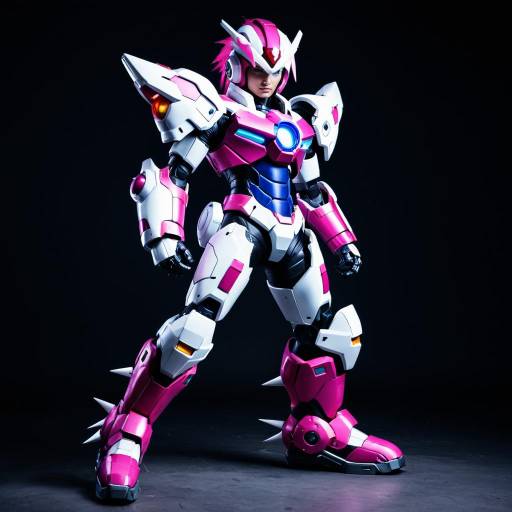 Axl Mega Man X Cosplay in White and Purple Armor