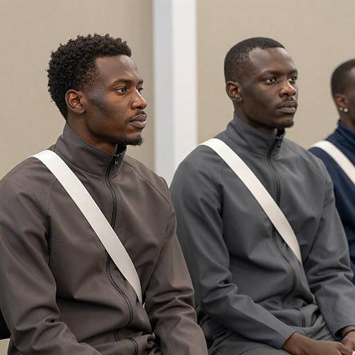 Futuristic Portrait of Two Men