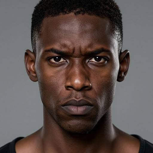 Epic Fantasy Portrait of Angry Man