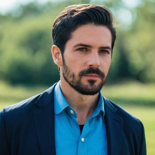 Mature Male Portrait in Outdoor Setting