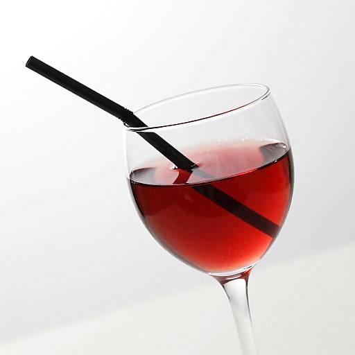 Elegant Red Wine Glass Photography