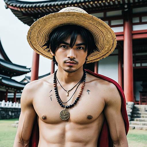 Luffy in Wano Outfit - Solo Adventure