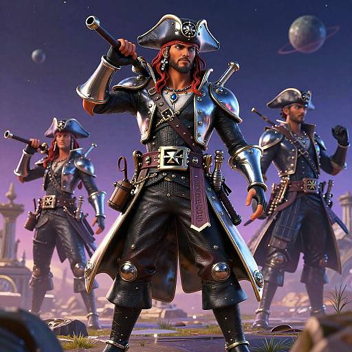 Society of Sky Pirates in Chrome