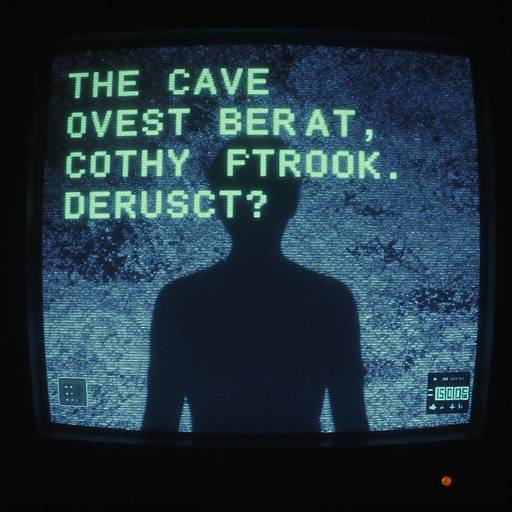 90s Analog Horror Security Monitor