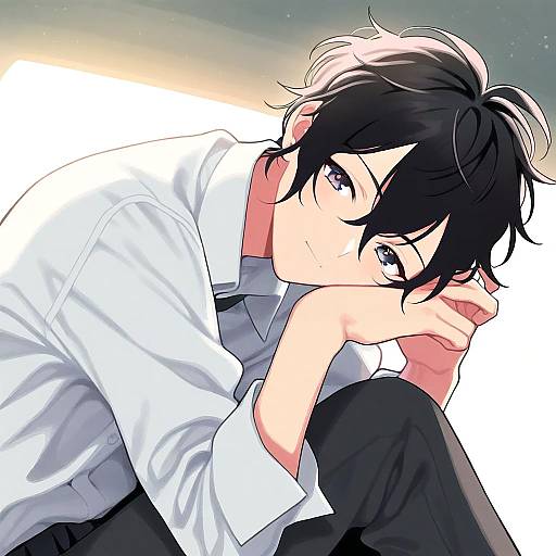 Illustration of Murata ugetsu, given in the style of Ukokkei