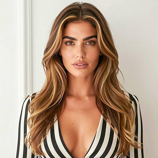 Portrait of a Woman with Neutral Expression