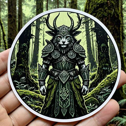 Ancient Forest Guardian Sticker