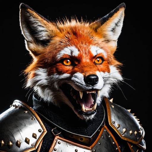 Furry Fox Male in Medieval Armor