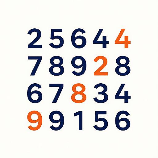 Abstract Digital Art with Stock Ticker