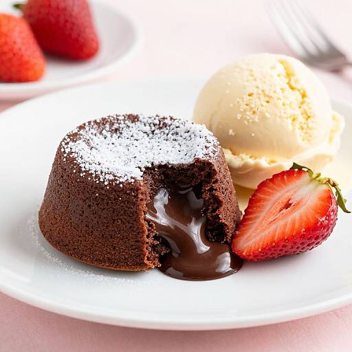 Molten Chocolate Lava Cake Romance