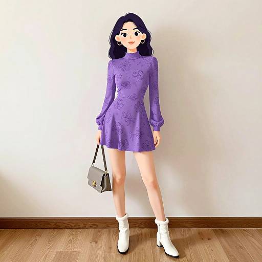 Modern Feminine Skater Dress Style