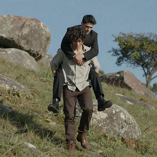 Carrying a Friend Up the Hill