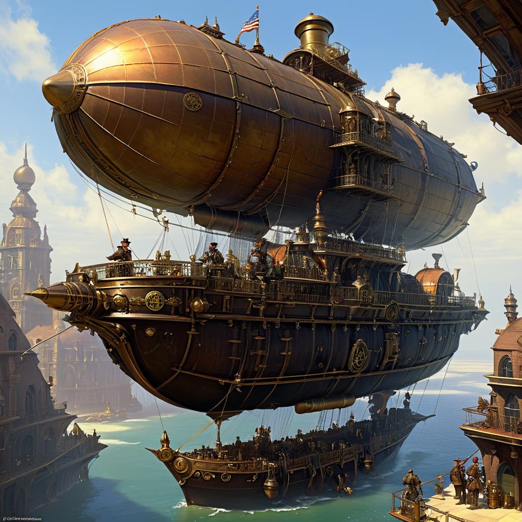 Epic Steampunk Airship DnD Adventure