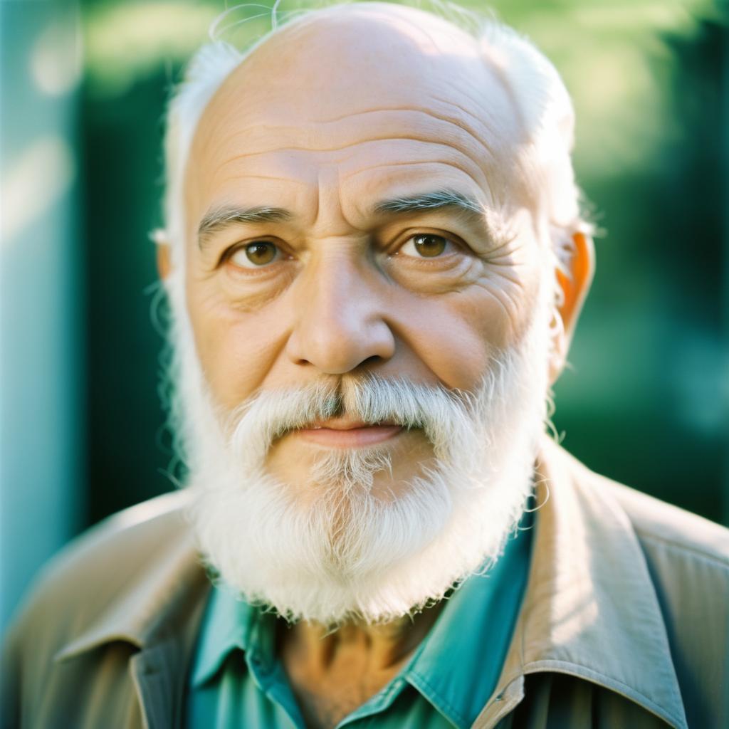 Cinematic Portrait of an Elderly Man