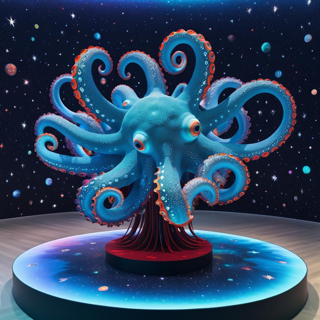 Cosmic Octopus: A Conceptual Art Installation