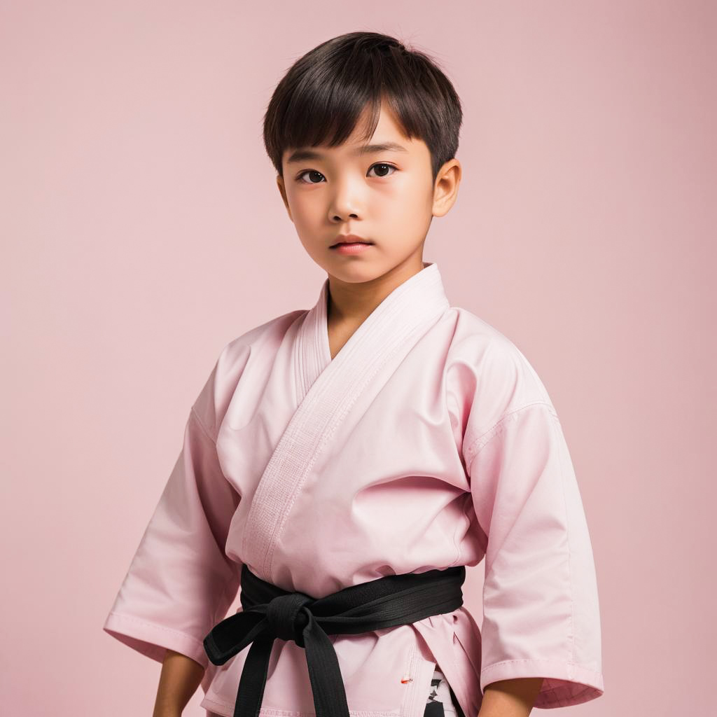 Surreal Karate Photo-shoot with Young Boy