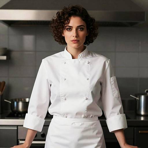 Realistic Italian Chef Full Body Portrait