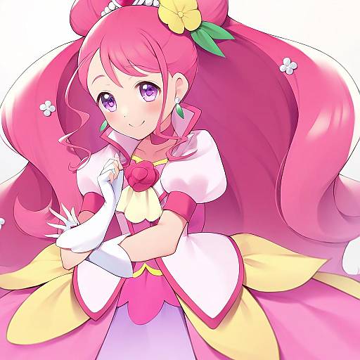 Illustration of Cure grace, healin' good precure in the style of Plum (arch)