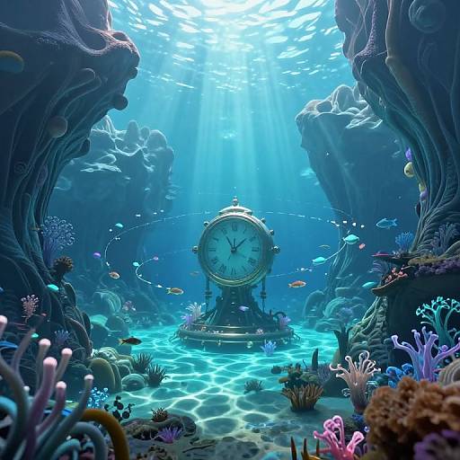 Ethereal Surreal Underwater Dreamscape