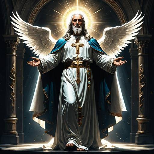 Cybernetic Catholic Trinity Fantasy Portrait