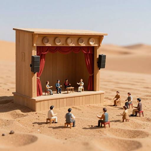 Desert of Miniature Theater Sands