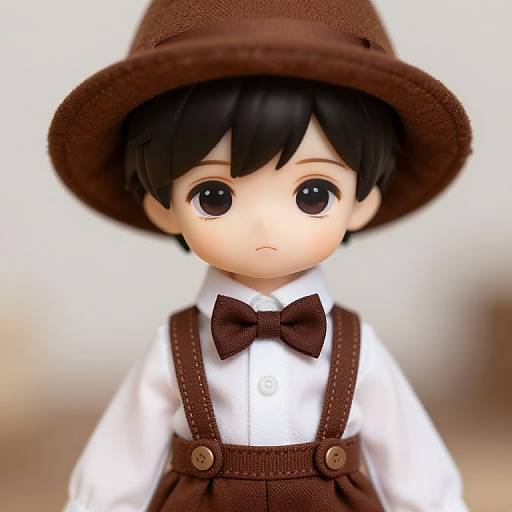 Vintage Doll with Classic Outfit