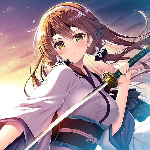 Illustration of Hana (fire emblem), fire emblem in the style of Mitsumomo mamu