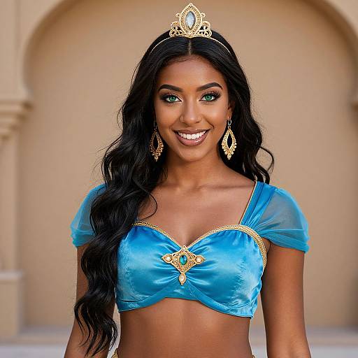 Jasmine-Inspired Aladdin Costume Portrait