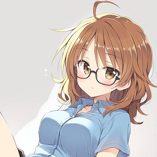 Illustration of Araki hina, idolmaster in the style of Satou kibi