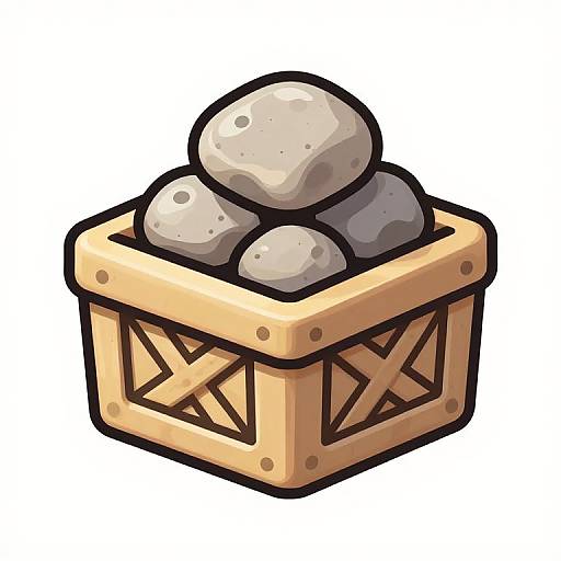 Kawaii Stone Decorations Game Icons
