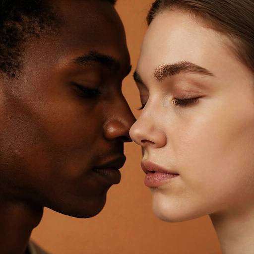 Intimate Moment: Embracing Diversity in Light