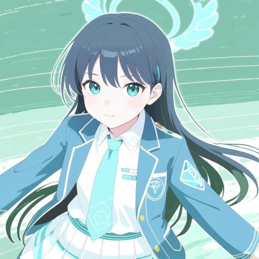 Illustration of Airi (band) (blue archive), blue archive in the style of Ryou-san