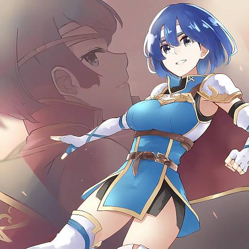 Illustration of Catria (fire emblem), fire emblem in the style of Deetamu