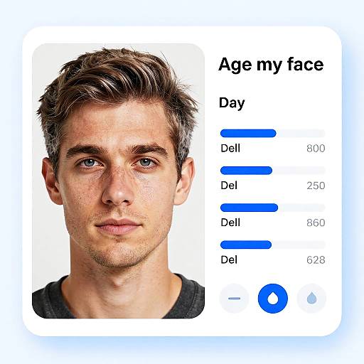 Realistic Online Face Aging Interface