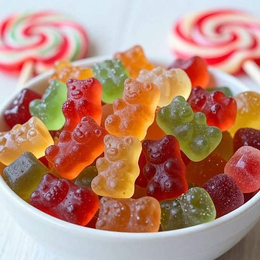 Vibrant Candy Still Life Composition