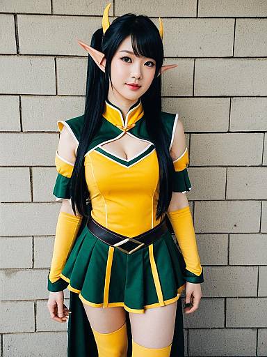 Cosplay photo of akari (raigou). Costume clothes