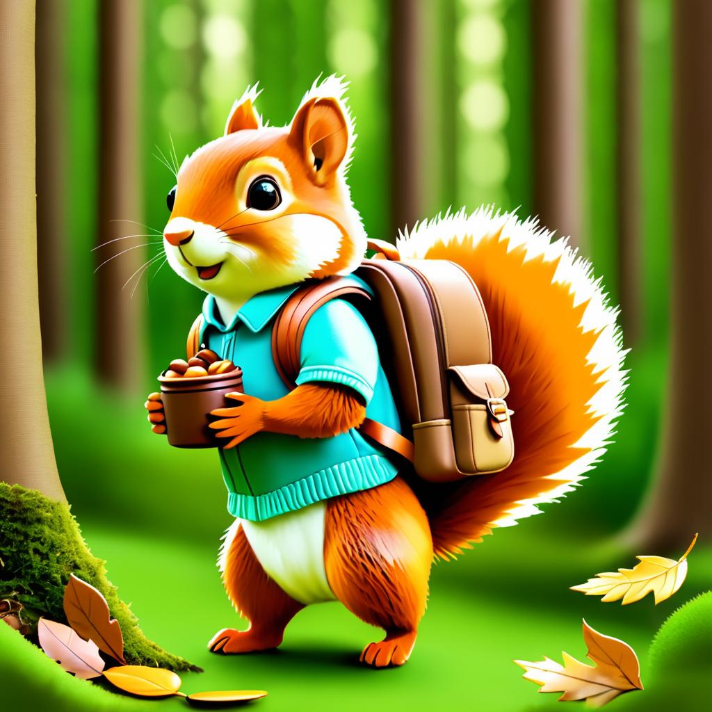 Squirrel Adventure: Collecting Acorns