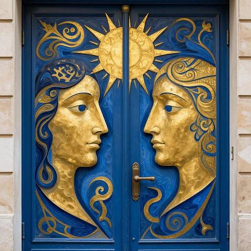 Surreal Neo-Abstract Ornate Door