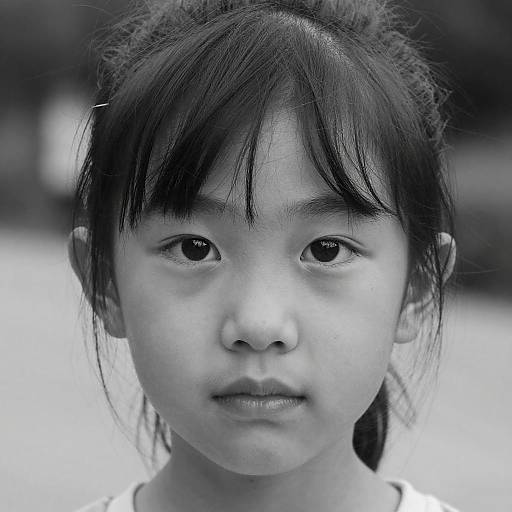 Expressive Portrait of a Young Girl