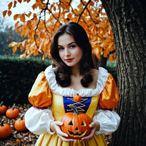 Realistic Snow White Woman for Halloween
