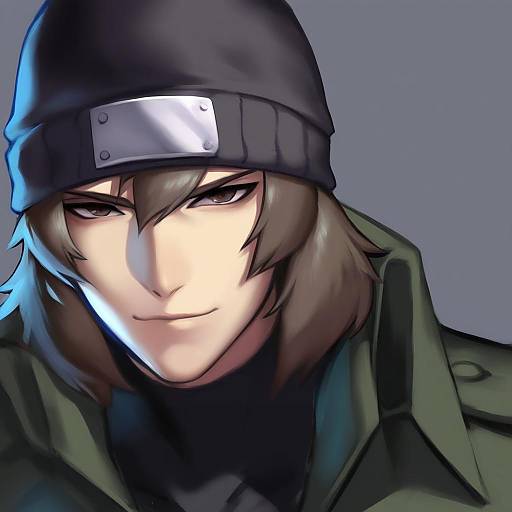 Illustration of Aragaki shinjirou, persona in the style of Cian yo