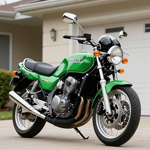 Shiny Kawasaki Z1 900 Motorcycle Showcase