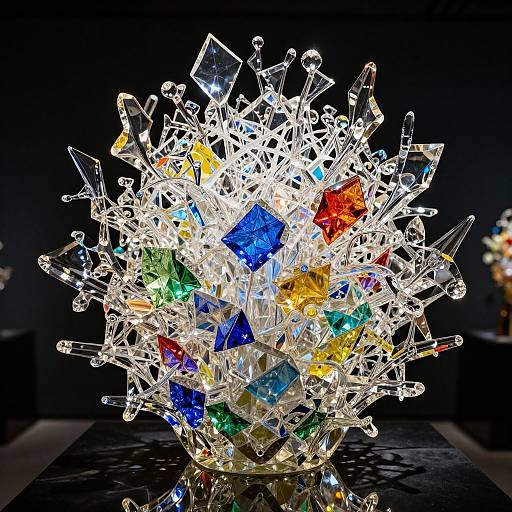 Hyper-Realistic Crystal Sculpture Art
