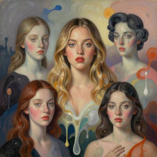 Surreal Dreamlike Sydney Sweeney Portrait