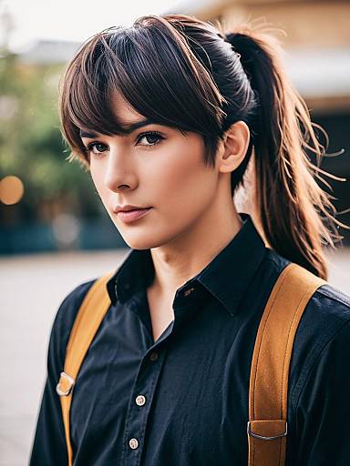 Lifestyle costume photo of Belmond banderas. Cosplay clothes