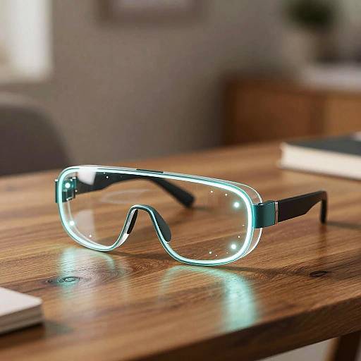 Futuristic Mosquito Glasses with LEDs