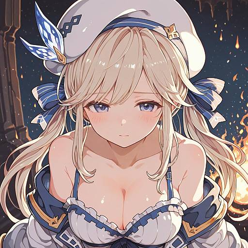 Illustration of Cucouroux (granblue fantasy), granblue fantasy in the style of Akadako