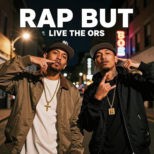 Gritty Nighttime Rap Duo Covers