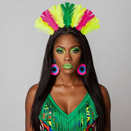 Striking Portrait of a Beautiful Woman